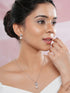 Elegant Pearl & Butterfly Pendant with Matching Earrings