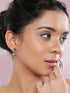 925 Sterling Silver Spherical Ball Drop Minimal Dangler Earrings