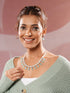 Zircon AD Studded Pearl & Mint Beads Beaded Designer Statement Jewellery Set