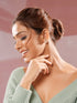 Gold Plated AD Studded Delicate Minimal Maze Solitaire Studds Earrings