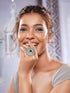 Oxidised Silver Toned Emerald Green Stone Studded Fusion Statement Tribal Adjustable Finger Ring
