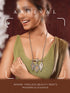 Oxidised Dual Toned Long Haram Leafy Statement Tribal Pendant Jewellery Set