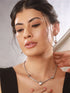Anti-tarnish Silver Toned Trendy Chain Jewelry Set