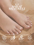 925 Sterling Silver AD Studded Minimal Band Toe Ring