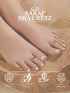 925 Sterling Silver CZ Studded Colorful Toe Rings