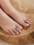 925 Sterling Silver CZ Studded Colorful Toe Rings