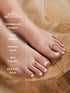 925 Sterling Silver Red CZ Studded Trendy Minimal Toe Ring