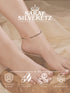 925 Sterling Silver Black Beads Balls Charms Nazar Payal Anklet