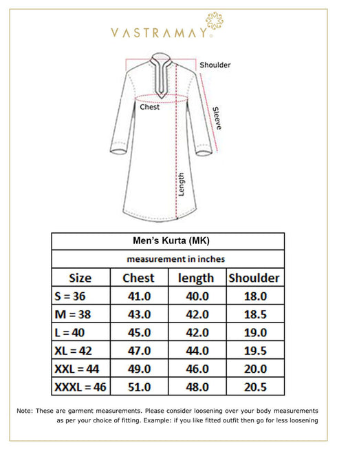 Men's Ombre Elephant Motif Print Cotton Blend Kurta