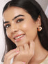 Anti-Tarnish Rose Gold Plated Dome Shaped Statement Studds Earrings
