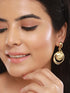 Anti-Tarnish Gold Plated Concentric balls Minimal Drop earrings