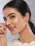 Anti-Tarnish Gold Plated Elliptical Drop Earrings