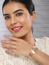 Anti-Tarnish Gold Plated Quirky Shaped Stones Link Bracelet
