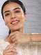 Anti-Tarnish 18k Gold Plated Knotted Link Chain wraparound bracelet