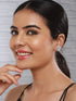 Silver Plated AD Studded Luxe Solitaire Studds Earrings