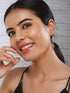 Anti-Tarnish Rose Gold Plated Concentric Chain Drop earrings