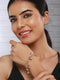 Anti-Tarnish 18k Gold Plated Heart Shaped Charm Link Wraparound Bracelet