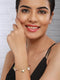 Anti-tarnish 18k Gold Plated Chunky Charm Stack Link Chain Bracelet