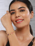 Anti-tarnish 18k Gold Plated Link Chain Trendy Bracelet
