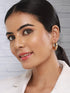 Anti-Tarnish Gold Plated Twisted Round Hoop Earrings