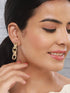 Anti-Tarnish Gold Plated Link Luxe Drop Earrings