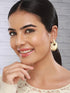 Anti-Tarnish 18k Gold Plated Bold Circular statement earrings
