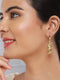 Anti-Tarnish Gold Plated Spiral Twister Hoop Minimalist Earrings