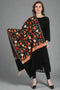 Women's Aari Embroidered Wool Stole