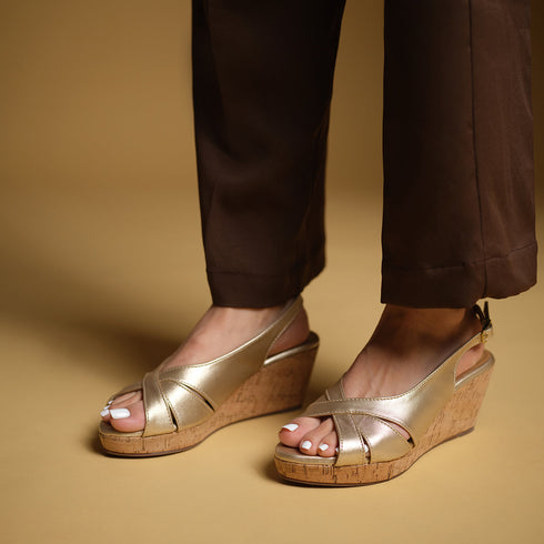 Mysha Peep Toe Wedges