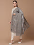 Women's Floral Printed Aari Embroidery Kalamkari Wool Shawl
