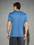 Men Solid Slim Fit Crew Neck T-shirt with DOUBLE COOL