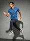 Men Solid Slim Fit Crew Neck T-shirt with DOUBLE COOL