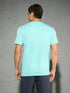 Men Solid Slim Fit Crew Neck T-shirt with DOUBLE COOL