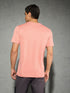 Men Solid Slim Fit Crew Neck T-shirt with DOUBLE COOL