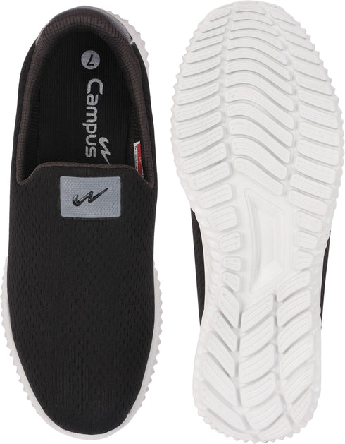 OXYFIT N Black Men's Walking Shoes