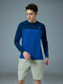 Men Colorblock Slim Fit Crew Neck T-shirt with TECHNO COOL+