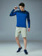 Men Colorblock Slim Fit Crew Neck T-shirt with TECHNO COOL+