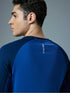 Men Colorblock Slim Fit Crew Neck T-shirt with TECHNO COOL+