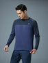 Men Colorblock Slim Fit Crew Neck T-shirt with TECHNO COOL+