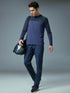 Men Colorblock Slim Fit Crew Neck T-shirt with TECHNO COOL+
