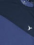 Men Colorblock Slim Fit Crew Neck T-shirt with TECHNO COOL+