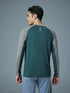 Men Colorblock Slim Fit Crew Neck T-shirt with TECHNO COOL+