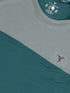 Men Colorblock Slim Fit Crew Neck T-shirt with TECHNO COOL+