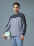 Men Colorblock Slim Fit Crew Neck T-shirt with TECHNO COOL+