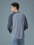 Men Colorblock Slim Fit Crew Neck T-shirt with TECHNO COOL+