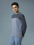 Men Colorblock Slim Fit Crew Neck T-shirt with TECHNO COOL+