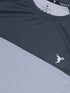 Men Colorblock Slim Fit Crew Neck T-shirt with TECHNO COOL+