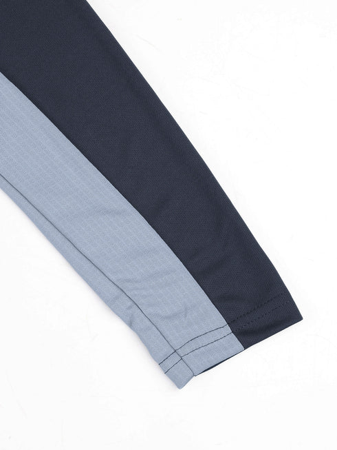 Men Colorblock Slim Fit Crew Neck T-shirt with TECHNO COOL+