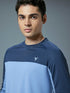 Men Colorblock Slim Fit Crew Neck T-shirt with TECHNO COOL+