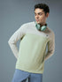 Men Colorblock Slim Fit Crew Neck T-shirt with TECHNO COOL+